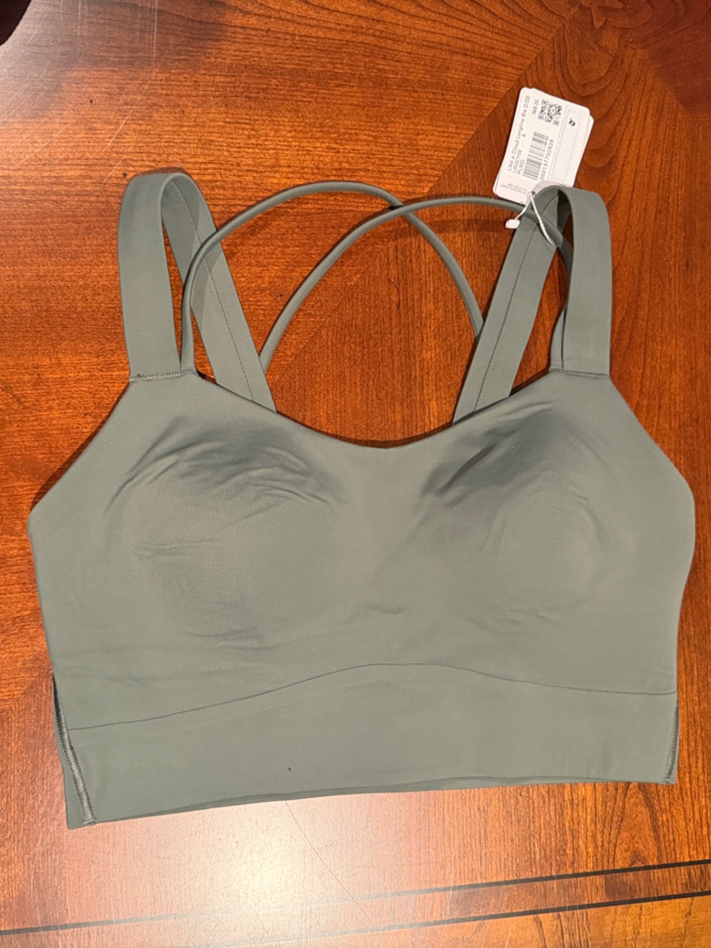 Lululemon Like a Cloud Longline Bra 6 D/DD Color Palm Deco NWT